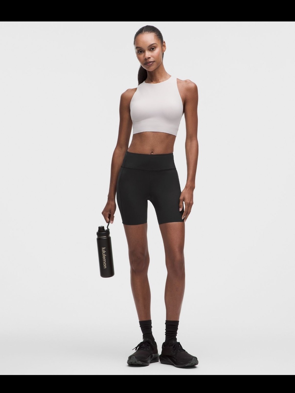 lululemon athletica Fast and Free 6" High-Rise Bike Shorts - Black - Picture 2 of 8